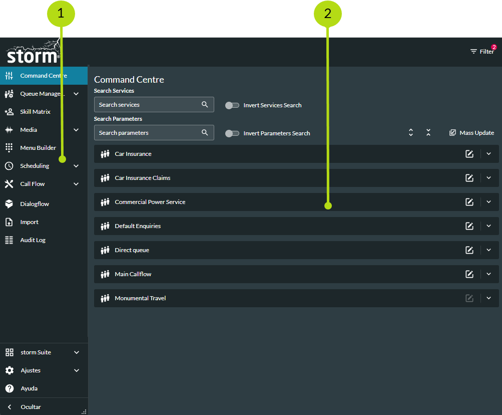 CONDUCTOR user interface